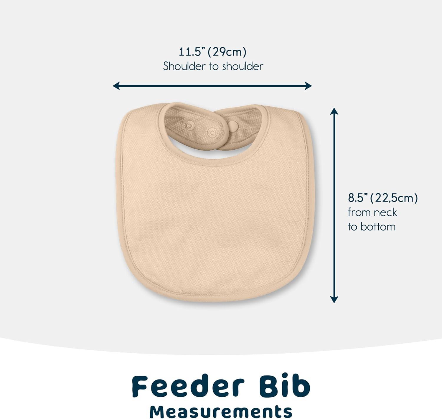 image:imageTiny Twinkle Baby Feeding Bibs Waterproof and Absorbent Infant Drool and Feeding Baby BibsBoy Set 8pack