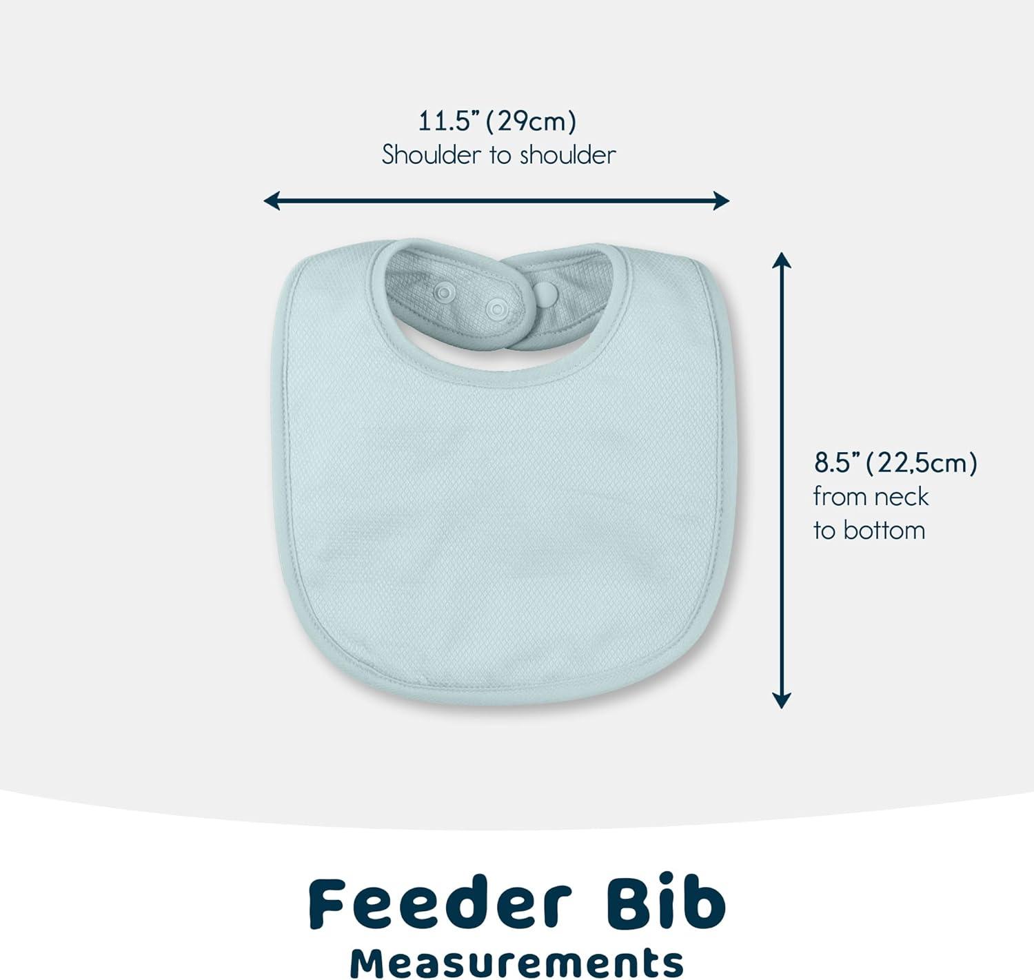image:imageTiny Twinkle Baby Feeding Bibs Waterproof and Absorbent Infant Drool and Feeding Baby BibsSpring Boy Set 8pack