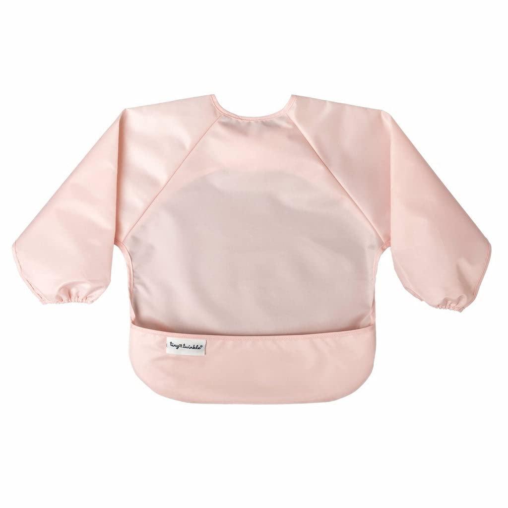 image:imageTiny Twinkle Long Sleeve Bib for Babies amp Toddlers 2Pack Waterproof Smock Bib for Eating Machine Washable amp MessProof Feeding Essentials Newborn Shower Gift Grey Indigo624MRose Burgundy