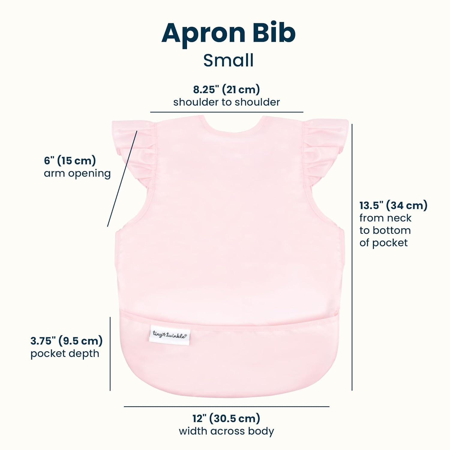 image:imageTiny Twinkle Mess Proof Baby Bib for Boys Waterproof Toddler Bib for Eating Baby Apron for Feeding Machine Washable Perfect Shower Gift Ocean Life 24YRose