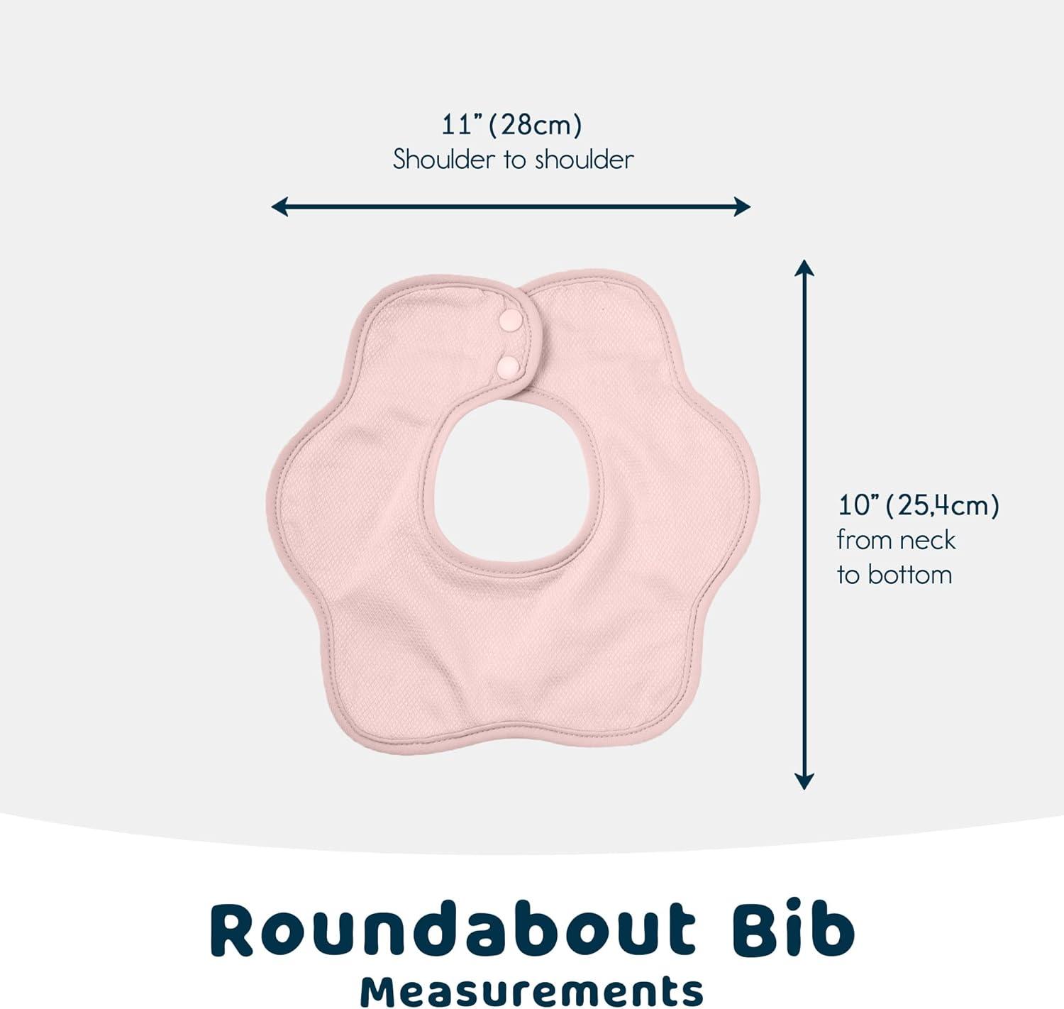 image:imageTiny Twinkle Roundabout Drool Bibs 360 Rotating Waterproof and Absorbent Teething Baby BibsCinnamon Set 3pack