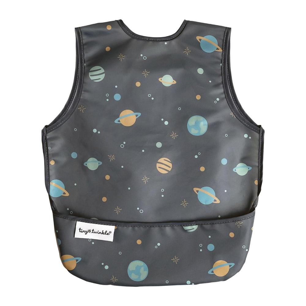 image:imageTiny Twinkle Mess Proof Baby Bib for Boys Waterproof Toddler Bib for Eating Baby Apron for Feeding Machine Washable Perfect Shower Gift Ocean Life 24YSpace