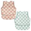 Beige sage Checkers