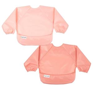 image:imageTiny Twinkle Long Sleeve Bib for Babies amp Toddlers  2Pack Waterproof Smock Bib for Eating  Machine Washable amp MessProof Feeding Essentials  Newborn Shower Gift Grey Indigo624MPeach Terracotta