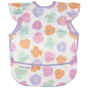 image:imageTiny Twinkle Mess Proof Baby Bib for Boys  Waterproof Toddler Bib for Eating  Baby Apron for Feeding Machine Washable  Perfect Shower Gift Ocean Life 24YFloral Pop
