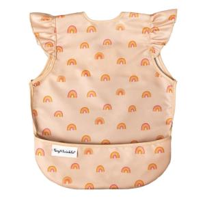 image:imageTiny Twinkle Mess Proof Baby Bib for Boys  Waterproof Toddler Bib for Eating  Baby Apron for Feeding Machine Washable  Perfect Shower Gift Ocean Life 24YBoho Rainbow