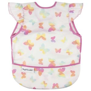image:imageTiny Twinkle Mess Proof Baby Bib for Boys  Waterproof Toddler Bib for Eating  Baby Apron for Feeding Machine Washable  Perfect Shower Gift Ocean Life 24YButterflies