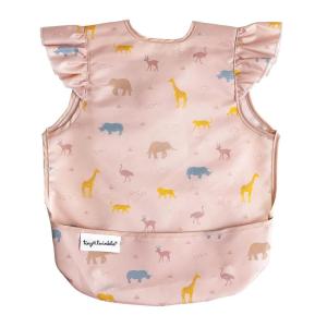 image:imageTiny Twinkle Mess Proof Baby Bib for Boys  Waterproof Toddler Bib for Eating  Baby Apron for Feeding Machine Washable  Perfect Shower Gift Ocean Life 24YPetite Safari