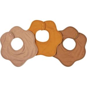 image:imageTiny Twinkle Roundabout Drool Bibs  360 Rotating Waterproof and Absorbent Teething Baby BibsNatural Set 3pack