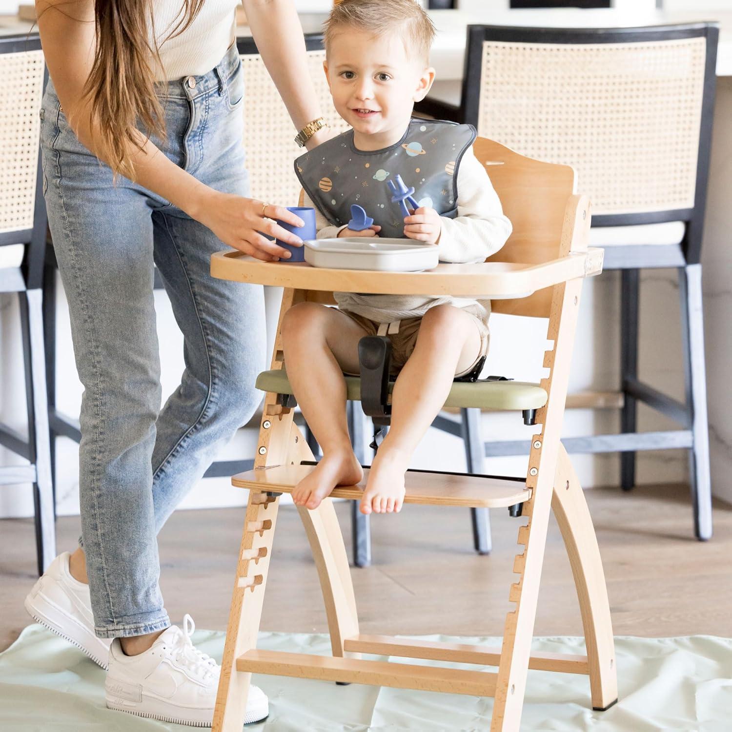 image:imageTiny Twinkle Splat Mat for Under High Chair or Table 44 x 44 Waterproof amp MessProof High Chair Mat for Baby Machine Washable for Mealtime or ArtBeige CheckersSage