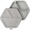 (Grey) Plate with Lid
