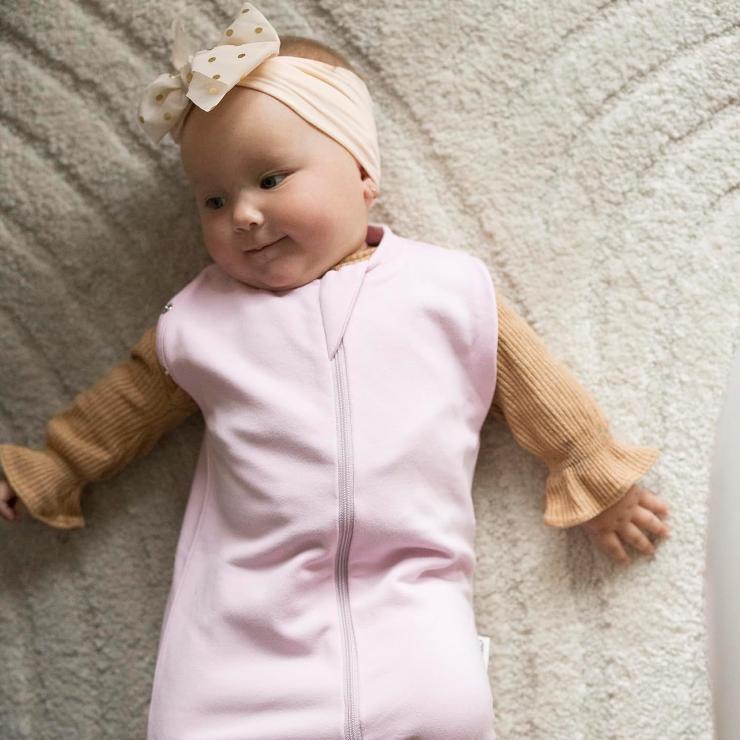 image:imageTiny Twinkle Baby Sleep Sack 612 Months 10 TOG Cotton amp Elastane Wearable Blanket Swaddle Transition MicroFleece Machine Washable OrchidOrchid