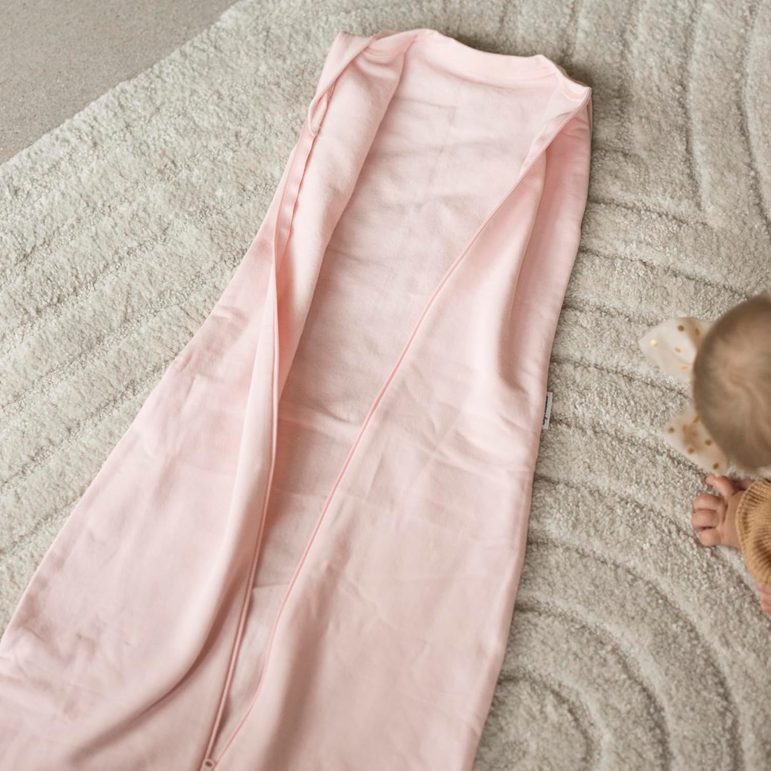 image:imageTiny Twinkle Baby Sleep Sack 612 Months 10 TOG Cotton amp Elastane Wearable Blanket Swaddle Transition MicroFleece Machine Washable OrchidPink