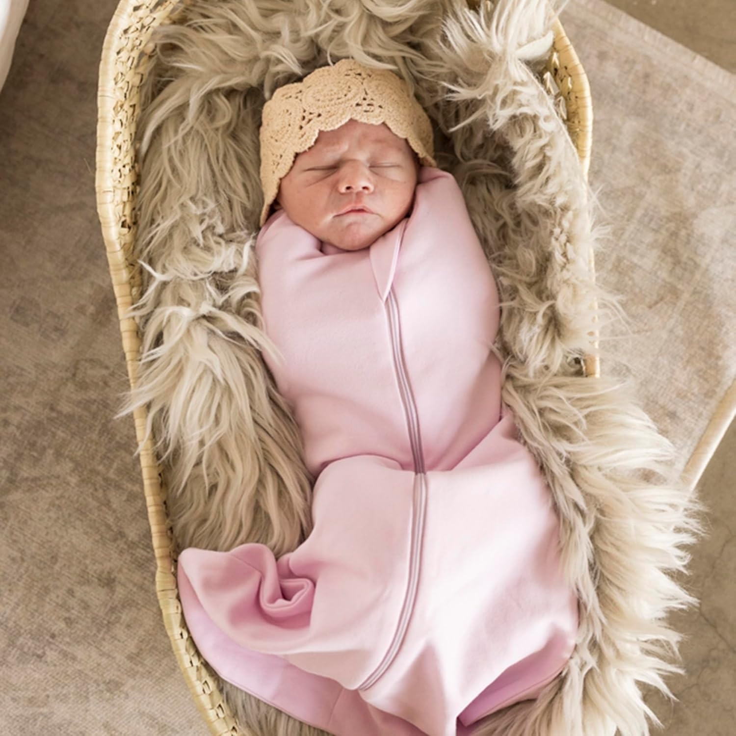 image:imageTiny Twinkle Baby Sleep Sack 612 Months 10 TOG Cotton amp Elastane Wearable Blanket Swaddle Transition MicroFleece Machine Washable OrchidPink