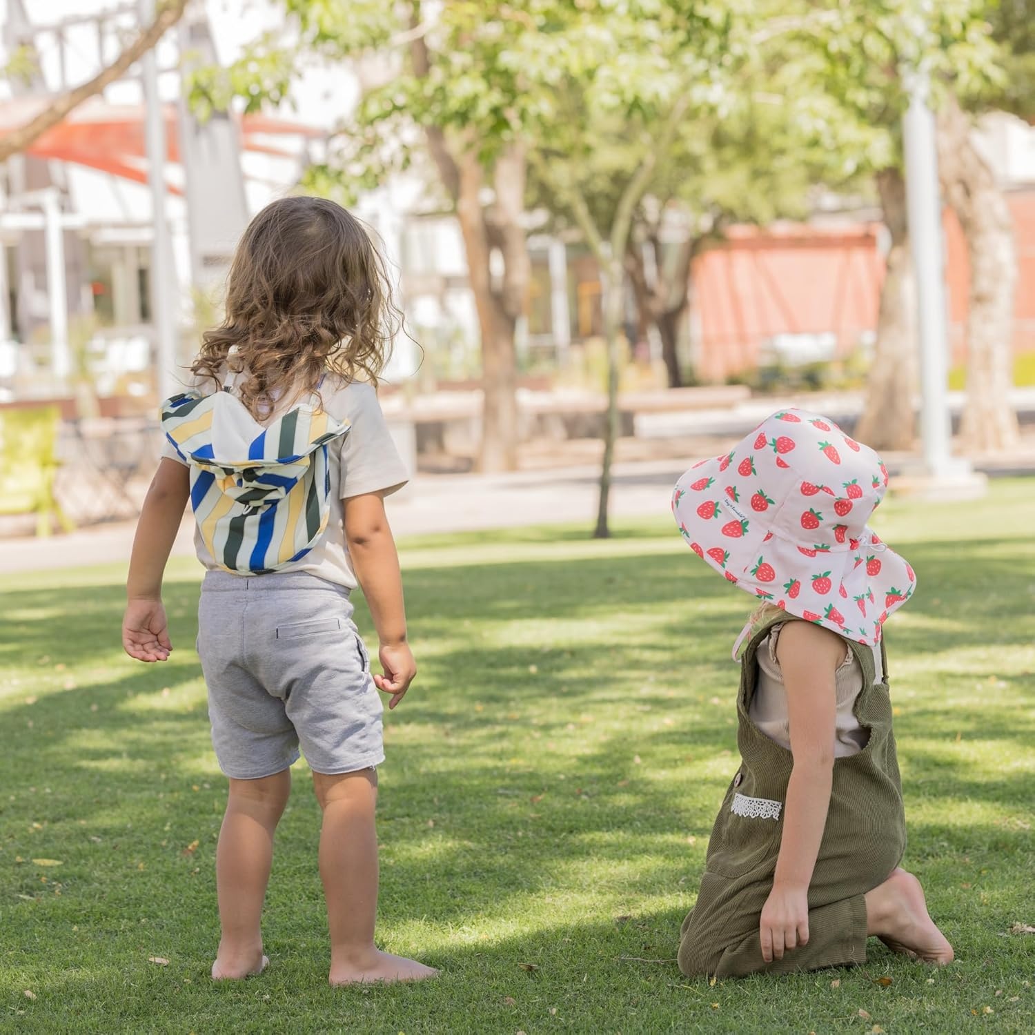 image:imageTiny Twinkle Sun Protection Baby Flap Hat with UPF 50 Sun Protection for Baby and Toddler Boys and GirlsStrawberries