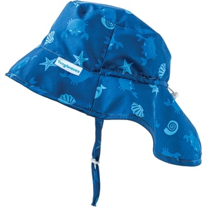 image:imageTiny Twinkle Sun Protection Baby Flap Hat with UPF 50 Sun Protection for Baby and Toddler Boys and GirlsBlue Crabs