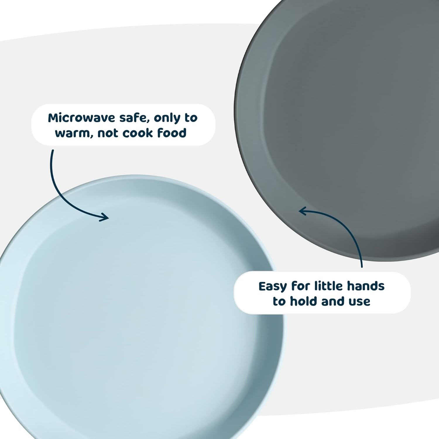 image:imageTiny Twinkle Tableware 3 Pack Dish Set BPAFree Cups Plates and Bowls Sets For Kids and Toddlers Polypropylene Plastic Dinnerware Set Sage Charcoal IceBlue PlateSage Charcoal IceBluePlate