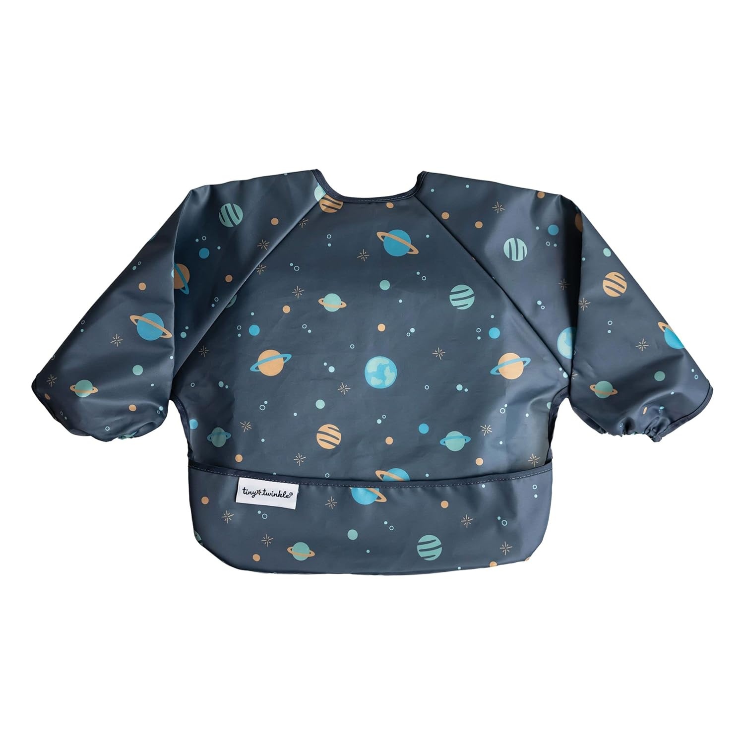 image:imageTiny Twinkle Long Sleeve Bib for Babies amp Toddlers Waterproof Smock Bib for Eating Machine Washable amp MessProof Feeding Essentials Newborn Shower Gift Santa 624MSpace