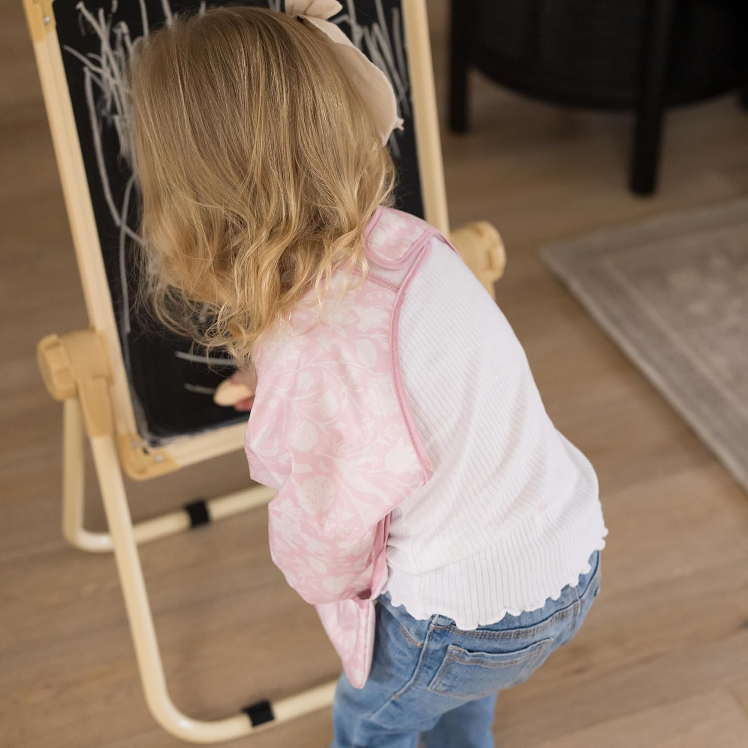 image:imageTiny Twinkle Long Sleeve Bib for Babies amp Toddlers Waterproof Smock Bib for Eating Machine Washable amp MessProof Feeding Essentials Newborn Shower Gift Santa 624MToile