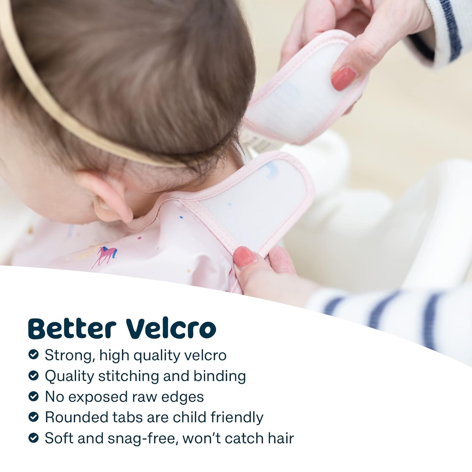 image:imageTiny Twinkle Long Sleeve Bib for Babies amp Toddlers Waterproof Smock Bib for Eating Machine Washable amp MessProof Feeding Essentials Newborn Shower Gift Santa 624MUnicorn Conf