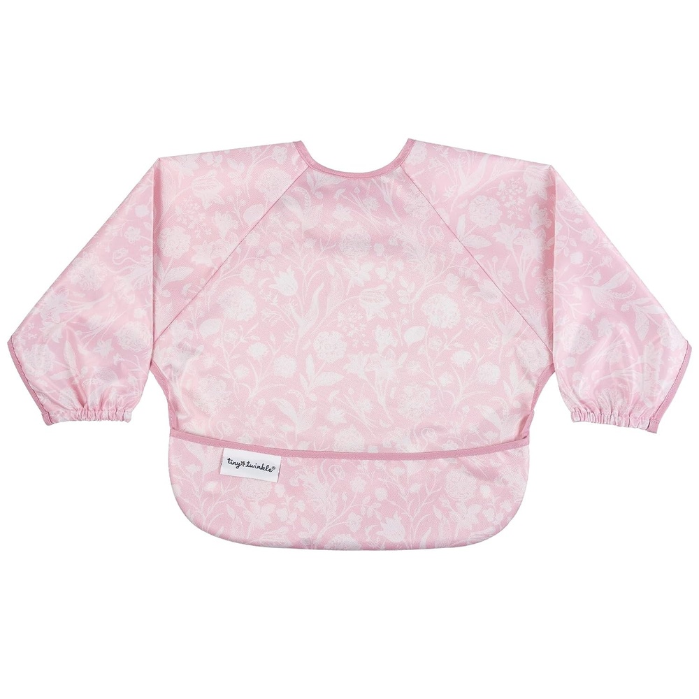 image:imageTiny Twinkle Long Sleeve Bib for Babies amp Toddlers Waterproof Smock Bib for Eating Machine Washable amp MessProof Feeding Essentials Newborn Shower Gift Santa 624MToile
