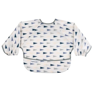 image:imageTiny Twinkle Long Sleeve Bib for Babies amp Toddlers  Waterproof Smock Bib for Eating  Machine Washable amp MessProof Feeding Essentials  Newborn Shower Gift Santa 624MVarsity Flags