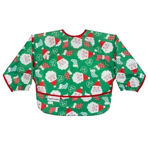 image:imageTiny Twinkle Long Sleeve Bib for Babies amp Toddlers  Waterproof Smock Bib for Eating  Machine Washable amp MessProof Feeding Essentials  Newborn Shower Gift Santa 624MSanta